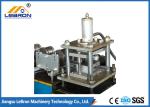 Blue Steel Shutter Door Roll Forming Machine High Hydraulic Cut Type