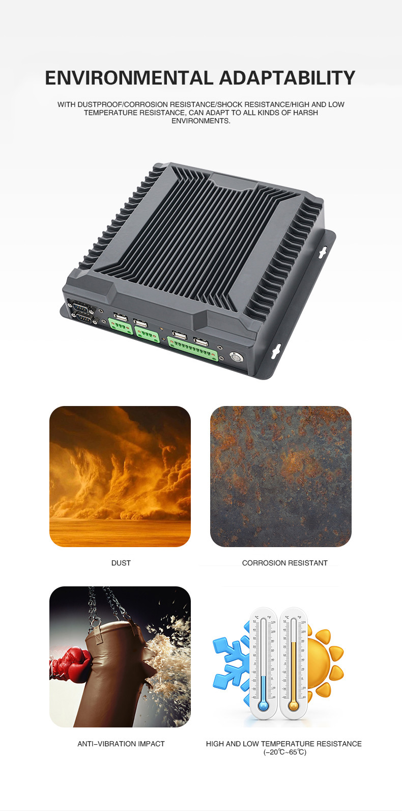 Business Fanless Industrial PC Office Home Microcomputer Mini Mainframe