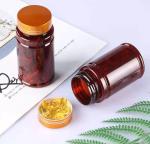 100cc 150cc Amber Plastic Medicine Bottles For Tablet Vitamin Supplement Pill