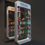 30kg Per Layer Cosmetic Display Units Cosmetic Display Cabinet With ISO9001 /