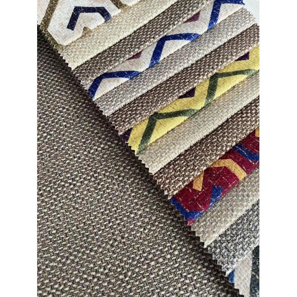 100% Polyester Velvet Printed Fabric Brocade Jacquard Fabric For Sofa