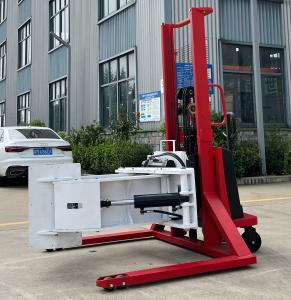 Wholesale Semi Electric Clamp Sticker Roll Paper Stacker 500kg Load Capacity 1.6 Meters Lifting Height from china suppliers