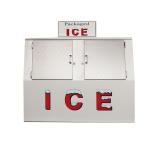 60 cu. ft. Ice Merchandise Double Slanted Door Ice Cube Freezer