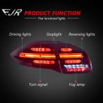 For Porsche Cayenne 958.1 2011-2014 Led Tail Lights Upgraded New Car Taillights