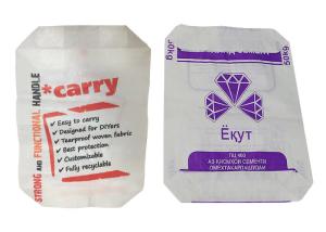 Wholesale 25 Kg PP Block Bottom Valve Bag , Laminated Polypropylene Cement Bags from china suppliers
