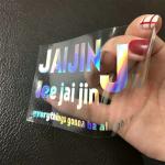 Laser Anti Counterfeiting Labels Scratch Coating Anti Fake Sticker Holographic