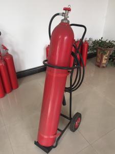 Wholesale Portable Co2 Fire Extinguisher , 10kg Trolley Type Fire Extinguisher For Supermarkets from china suppliers