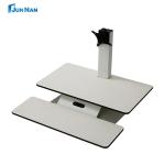 Adjustable Height TV Lift Stand Motorized Drop Mobile TV Stand 100lbs
