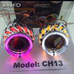 CH13 2.5inch Round double Crystal angel eye Bixenon Car hid xenon projector kit