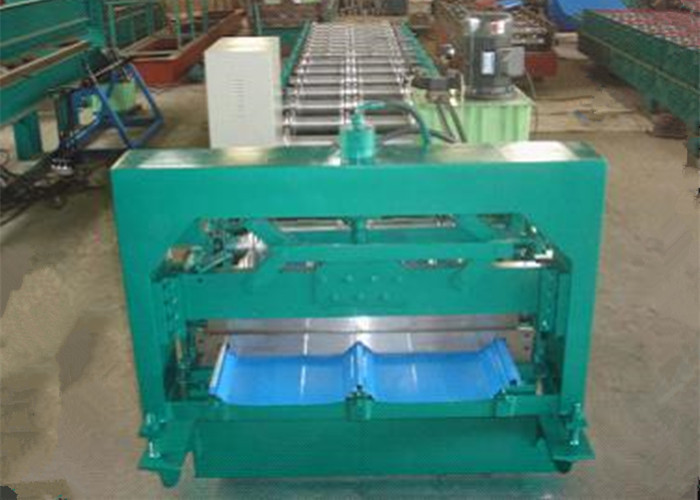 Green C Purlin Roll Forming Machine For Making 760mm Width Roof Purlin