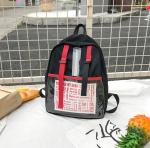 Nylon cloth shoulder bag 2018 new tide Korean fashion letter backpack UL ZZANG