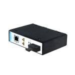 12-48V DC Input Industrial Media Converter 10/100Mbps Single Mode Fiber 20km SC