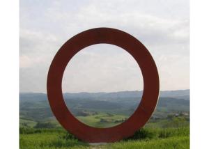 Wholesale Contemporary Metal Art Corten Steel Ring Sculpture Forging And Casting Technique from china suppliers