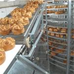 Factory Industrial Bread Production Line Used Food Spiral Cooling Tower