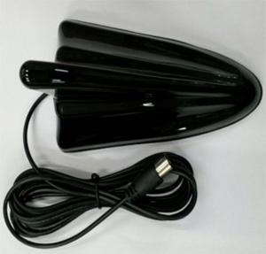 China Black Color Roof Mount Car Shark Fin Antenna GPS Universal Type on sale