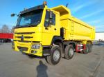 Tire Design Tubeless Used HOWO 8*4 Heavy Duty Dump Truck for Urban Building