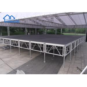 Portable Easy Assemble Aluminum Stage Truss Mobile Event Plywood Stage