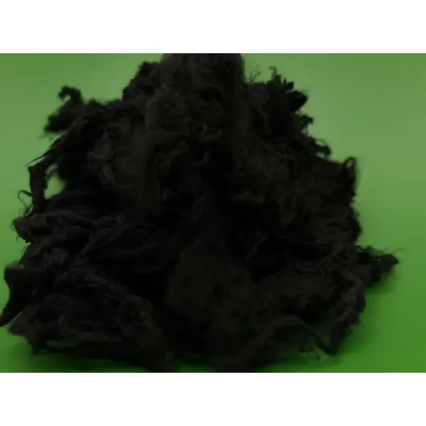 Black Viscose Spinning Fiber, 1.2D*38mm, Memory and Black-out Features