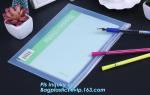 waterproof vinyl clear plastic zipper garment bag, clear vinyl a3 / a4 / a5