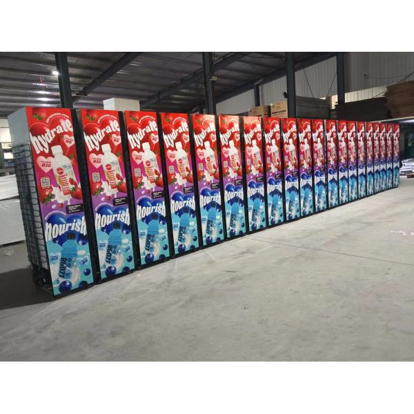 Customized Vertical Display Freezer 3 Doors Upright Display Freezer