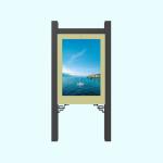 AC 100V PAL Video Window 65 inch Wireless Digital Signage