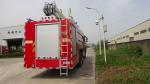 18 Meter Water Fire Engine , 6x4 336KW Heavy Rescue Vehicle With 10000L Water