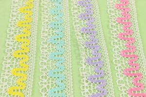 Wholesale Recyclable Cotton Crochet Lace Trim Reusable Unstretched Contrast Patterned from china suppliers