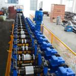 7.5KW 8-9m/Min Strut Channel Roll Forming Machine Hydraulic Cutting