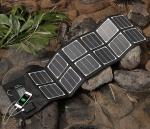 26W Sunpower Folding Photovoltaic PV Solar Panels For Camping Travel Emergency