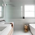 Solid Frameless Fluted Moru Tempered Frosted Glass Panel for Shower Screen