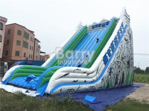 Wholesale Cliff Free Fall Kids Custom Giant Inflatable Slide Durable PVC Tarpaulin Material from china suppliers