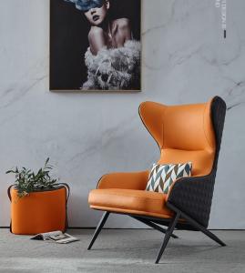 Wholesale Luxury Modern Fabric Leather Leisure Chair Designer Living Room Confoetable highback Chair from china suppliers