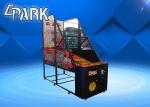 Basketball Hoop Shot Ball Game Machine With Metal Cabinet Firm And Durable
