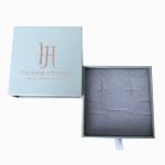 Custom Paper Jewelry Drawer Packaging Box Recycled With Magnet Closure