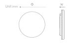 220V CB Indoor LED Ceiling Lights 18W Warm White Surface Mounted