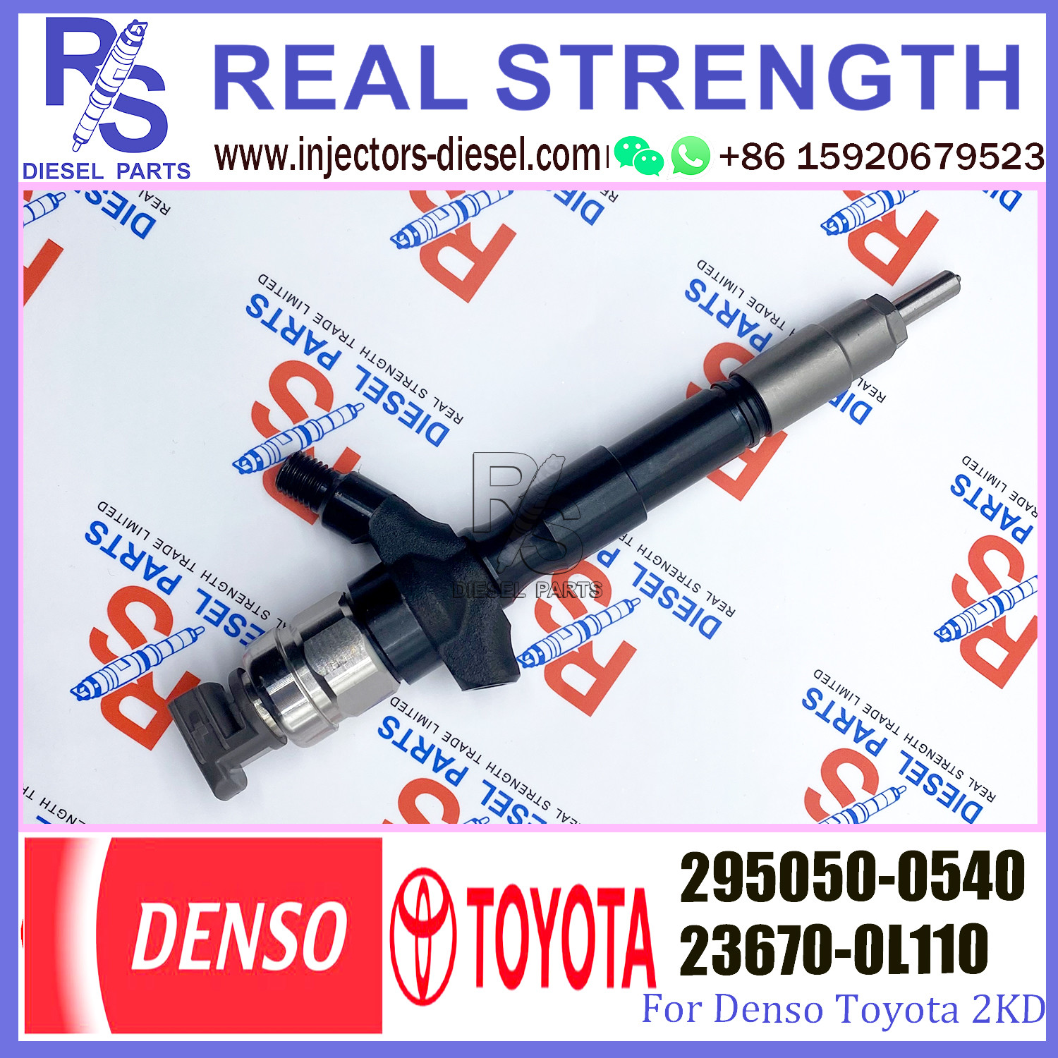 common rail injector 095000 0540 0950000540 095000-0540 for 6081T diesel pump injector