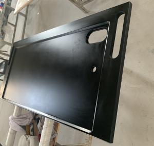 Wholesale Black Epoxy Resin Countertops OEM or customized 32mm fume hood worktop For Pharmaceutical Testing Centre from china suppliers