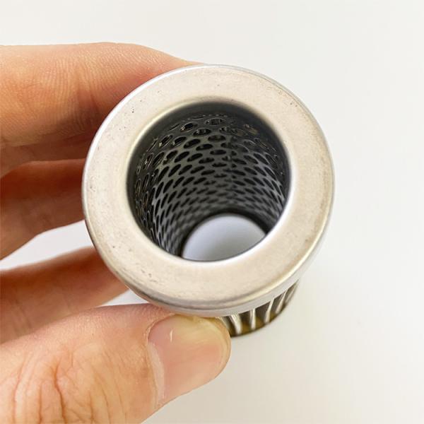 SS 304 316 Wire Mesh Filter Cartridge / Pleated Filter Elements For Polymer Melt Industry