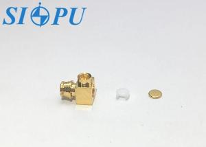 Wholesale SMP Female RF Coaxial Connector – Right Angle, Compatible with 2# Semi-Rigid / Semi-Flexible Cable from china suppliers