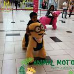 Hansel amusement children electric stuffed walking animal toy rides