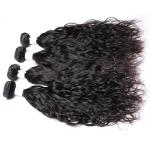 1B Grade 100 Peruvian Human Hair Bundles Pretty Thick Ends Black Color