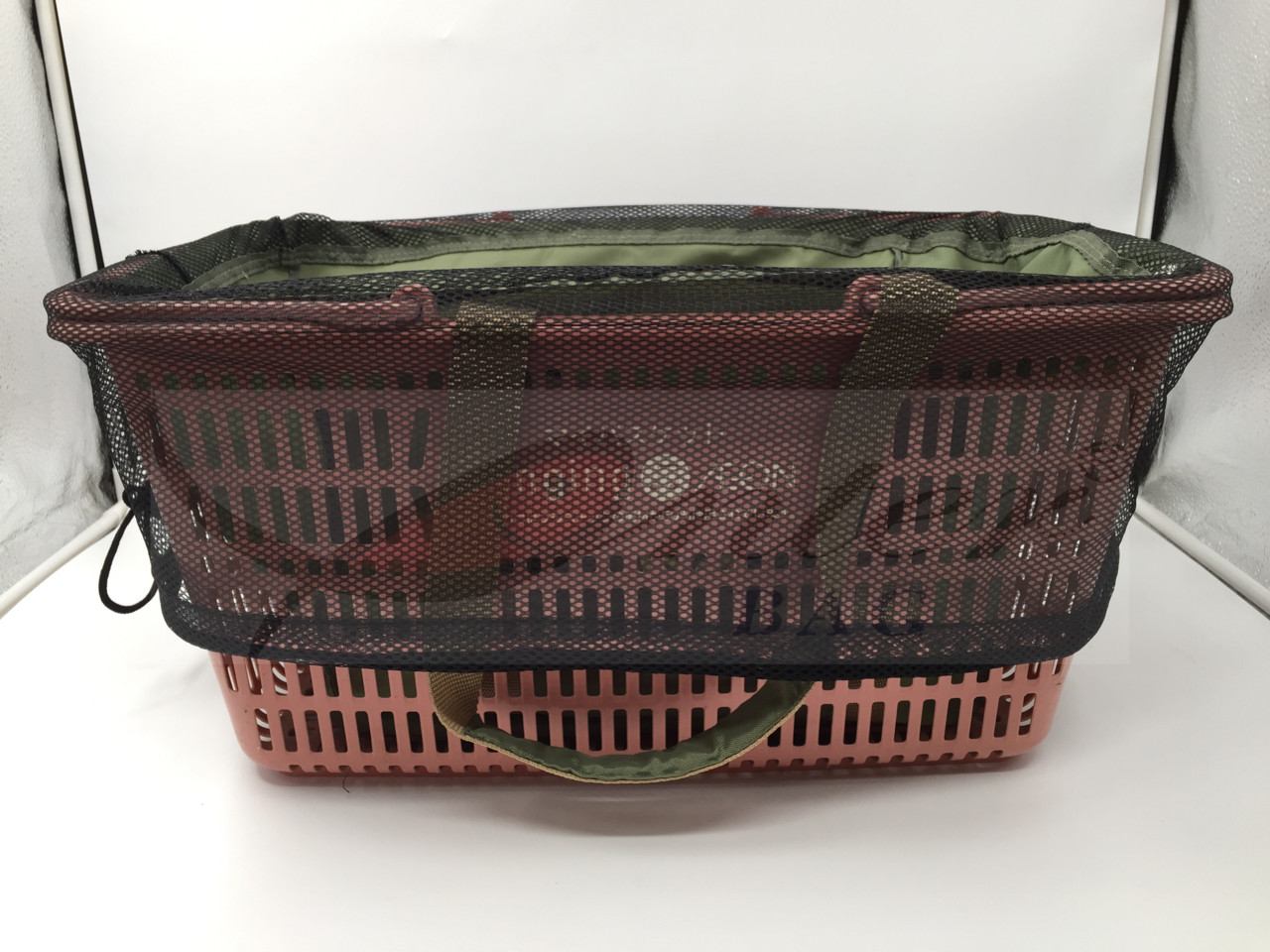 Large Capacity Green Reusable Folding Shopping Bags Non Toxic 42*28*24 CM