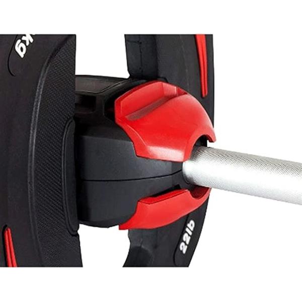 Rubber Coated Aerobics Barbell Steel Rubber Material For Weight Lifting