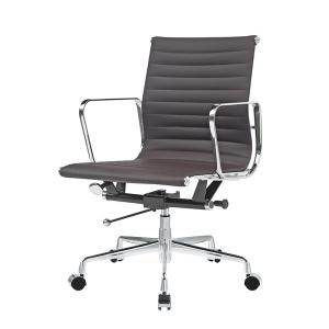 Wholesale Adjustable Height Executive Office Chair with Swivel Wheels and Synthetic PU Leather from china suppliers