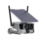 Eight Million Horizontal Articulation Outdoor Solar Camera Wifi Dual Lens CCTV