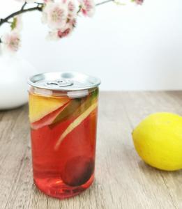 Wholesale 210ml Clear Reusable Soda Can Cylindrical Beverage Cans from china suppliers