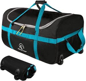 China Foldable Duffle Bag With Wheels 85l 120l 140l 1680d Oxford Collapsible on sale