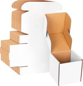 Wholesale Corrugated White Cake Baking Box Mold Collapsible Paper 32 ECT from china suppliers
