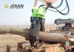 High Strength Steel Universal Skid Steer Hydraulic Log Grapple With 500Lbs Grip