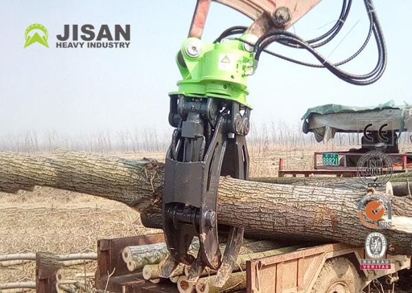 High Strength Steel Universal Skid Steer Hydraulic Log Grapple With 500Lbs Grip
